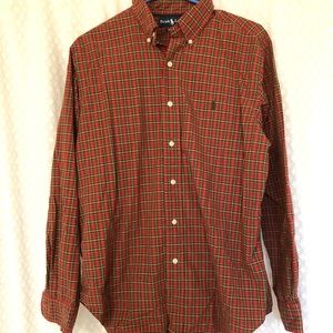 Ralph Lauren Men’s Plaid Button Down Shirt